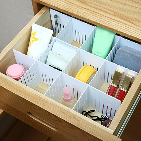 Diy Drawer Organizer Adjustable Drawer Dividers Drawer Separators Drawer Organizer 5Pcs DIY Plastic Drawer Organizer Adjustable Drawer Dividers Separators 50x11cm