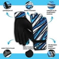 thumbnail image 2 of FIGHTSENSE Soccer Goalie Gloves for Kids Youth Boys,Football Goalkeeper Gloves,4mm Latex Palm,Breathable,Anti-Slip Strong Grip,Double Wrist Protection, 2 of 6
