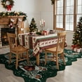 thumbnail image 2 of Wonnitar Christmas Rugs for Bedroom, 5x7 Green Washable Area Rug Non Slip, Soft Ultra-Thin Christmas Tree Santa Claus Holiday Decor Carpet for Living Room Kids Room Nursery, 2 of 11