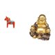 thumbnail image 5 of Figura Coleccionable De Caballo Dalecarlian Sueco Y Escultura De Buda Maitreya. Adorno Budista Animal Coleccionable Para Decoración Del Hogar, Aniversario, Fiesta O Vitrina., 5 of 8