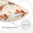 thumbnail image 5 of Fotbe Frog Sitting On Mushroom Pillow Cases - Envelope Closure - Luxury, Extra Soft, Cooling Pillow Covers - Wrinkle, Fade, Stain Resistant-20"x30", 5 of 8