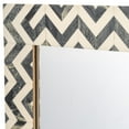 thumbnail image 4 of Sagebrook Home Resin Chevron Rectangle Floor or Wall Mirror Gray/White, Rectangle, 36"H - 24.0" x 1.0" x 36.0", 4 of 5