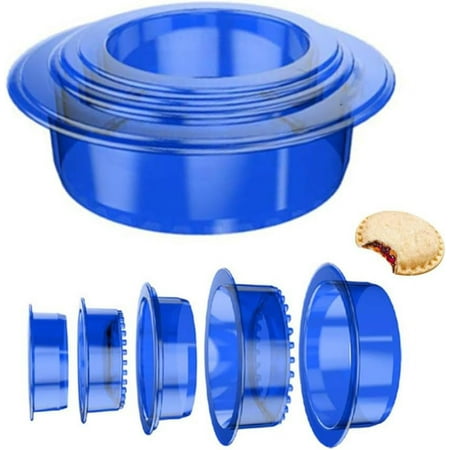 

Sandwich Cutter and Sealer 5 Pcs Sandwich Mold DIY Sandwich Cutter for Kids Crustless Sandwich Bread Pie Cookie Cutter Great for Lunchbox (Round)