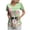 Light Green, variant on COMVALUE Scrubs for Women V Neck Short Sleeve Animal Print Nursing Uniform Top with Pockets - Stretch Medical Scrub Shirt (Hot Pink, XL)