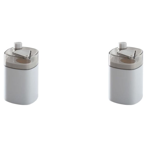 Advancent Dispensador de caja de palillos de dientes Soporte de palillos de dientes Cajas de almacenamiento de de comedor Gris 2Conjunto