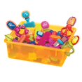 thumbnail image 1 of Building Block Playset B. toys Bristle Block Spinaroos 75 piezas, 1 of 6