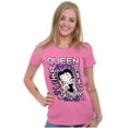thumbnail image 4 of Kanji Betty Boop Queen of Carefree Women's T Shirt Ladies Tee Brisco Brands S, 4 of 5