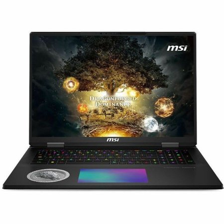MSI Titan 18 HX Dragon Edition Norse Myth 18" Gaming Laptop, Intel Core Ultra 9 285HX, 64GB RAM, NVIDIA GeForce RTX 5080 16 GB, 6TB SSD, Windows 11 Pro, Titan 18 HX Dragon Edition Norse Myth A2XWIG-442US