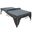 thumbnail image 2 of Jinsinto Housse de Protection pour Table de Tennis de Table Extérieur Gris 280x153x73cm, 2 of 5