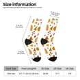 thumbnail image 2 of KLL Fall Gnomes Harvest Print Cool Socks Men's Women's Crew Socks Funny Crazy Novelty Stockings, 2 of 6