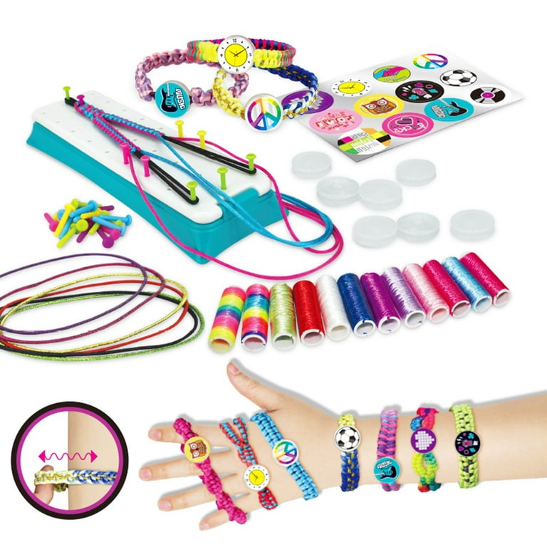 Fancy Friendship Beads Braid Bracelet Making Kit Jewelry Craft DIY for  Girls Kid