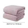 thumbnail image 2 of Suncoda Bath Towels, 2PCS Coral Velvet Towel 30"x14" Extra Large Bath Towels, Lighter Weight, Quicker to Dry, Super Absorbent, Perfect Bathroom Towels, 2 of 5