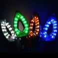 thumbnail image 4 of KAKOWELY 2Pcs Motorcycle LED Turn Signal Motorbike Indicator Blinker for Motorcycle (Green Light Color),4.06X"X1.18"X0.79", 4 of 4