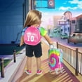 thumbnail image 6 of ZITA ELEMENT American 18 inch Doll Suitcase Travel Play Set 23Pcs - Including Clothes, Shoes, Backpack, Camera & other Accessories, 6 of 8