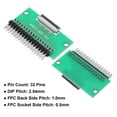 thumbnail image 3 of FFC FPC Connector Board 32 Pins 0.5mm Socket to 2.54mm Double Row Right Angle Pin Header Strip Adapter, 3 of 5