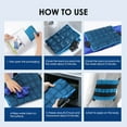 thumbnail image 6 of Full Back Ice Pack Wrap, Reusable Cold Compress for Upper and Lower Back, Long-Lasting Flexible Ice Pack for Post-Workout Recovery, 13” x 22”Fast-Freezing Self-Absorbing Ice Wrap Around Entire Knee, 6 of 10