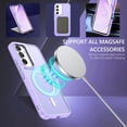thumbnail image 2 of Funda para teléfono celular GUAGUA Samsung Galaxy A54 6.4 pulgadas, color morado mate, 2 of 9
