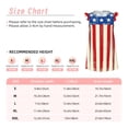 thumbnail image 3 of Balery America Flags2 Camisón de princesa para niñas, pijama de algodón con mangas abullonadas, suave y bonito.-X-Large, 3 of 6