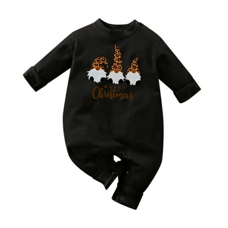 

Zhuashum Baby Boys Romper Long Sleeve Round Neck Jumpsuit Deer Prints Christmas Outfits Spring Autumn Sweet Going Out Cute Tops Bk2 12-18 Months