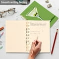 thumbnail image 4 of FORMRS 1-Subject Spiral Notebook 8" x 5" College Ruled 60 Refillable Sheet A5 Hard Cover, 2 Pack, Green Martini Glass, 4 of 7