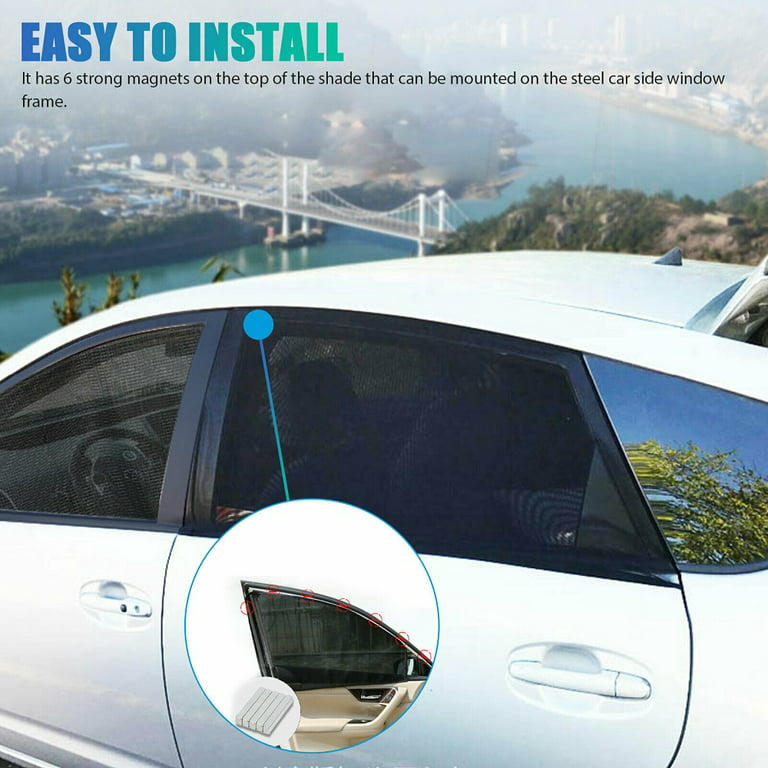 For Peugeot 3008 2x Magnetic Car Front Side Window Sun Shade Cover UV  Protection