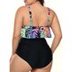 thumbnail image 4 of Señoras con almohadillas para el pecho sin aros de impresión sin espalda Sexy cubierta del vientre Split Bikini conjunto de dos piezas Fridja  nalpqowj59562, 4 of 4