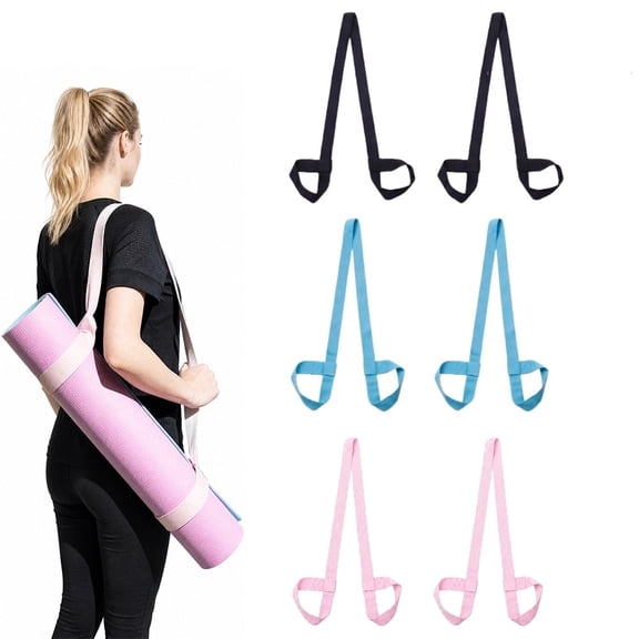 6 Pack Yoga Mat Carrying Straps,Adjustable Non-Slip Strap,Suitable for Carrying Most Sizes of Yoga Mats