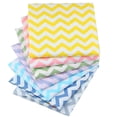 thumbnail image 2 of Multicolor Scarf Bundle Fabric Quilting Cotton Squares Patchwork Patchwork Craft 7PC DIY Sewing Scarf, 2 of 3