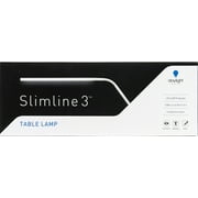 Daylight Slimline 3 Table Lamp-Brushed Chrome -U35108