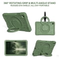 thumbnail image 3 of ELEHOLD Case for Samsung Galaxy Tab A11+/A9 plus, Shockproof Case with 360° Rotating Ring Stand and Shoulder Strap, EVA Soft Edges, 3-in-1 Stylus Pen Included,Armygreen, 3 of 9
