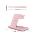 thumbnail image 2 of 3-in-1 Wireless Charger, 15W Fast Wireless Charger, Foldable & Portable Design Wireless Charging Station for iPhone & Samsung Phone & iWatch & AirPods Series, 2 of 9