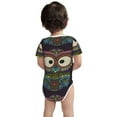 thumbnail image 3 of Gaeub Boho Owl Print Infant Climbing Onesie,Toddler Outfit,Newborn Baby Bodysuit,Baby Boy Girl Clothes -12 Months, 3 of 6