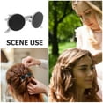 thumbnail image 3 of UPOUART Clip En Metal Para Con De Gafas De Estilo Vintage Para Mujer, 3 of 7