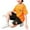 Orange, variant on Toddler Boys Outfit Sets Summer Sports Quick Dry Basketball Tracksuit Short Sleeve T Shirts Jogger Shorts 2 Piece Outfits Clothes Set Sizes 12M-5T