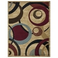 thumbnail image 4 of Ottomanson Royal Collection Jute Backing Geometric Design Indoor/Outdoor Area Rug, Beige, 4 of 7