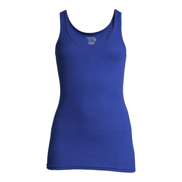 Time And Tru Women's Ribbed Tank Top 