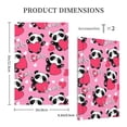 thumbnail image 5 of Kll Panda Heart Valentine Pink Wall Plate,Gloss Finish,Standard Size 1 - 5" X 3", Polycarbonate Thermoplastic,Electric Receptacle Plug Covers, 5 of 8