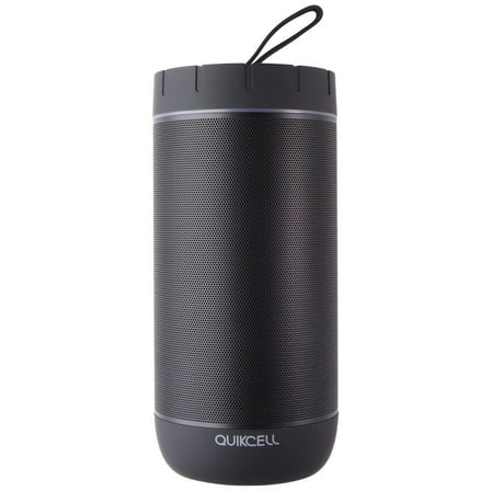 Quikcell OnBeat Max Waterproof Portable Wireless Speaker - Black