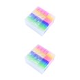 thumbnail image 3 of Methold Gomas de borrar Rainbow Jelly Cute Office School Papelería Arte translúcido Toallita Lápiz Escritura Borrador Coleccionables para estudiantes Color aleatorio 2piezas, 3 of 6