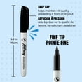 thumbnail image 3 of Hilroy Permanent Markers, Permanent Marker, Low Odour Ink, Fine Point, Assorted Colours, 24 Pack, 3 of 6