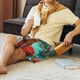 thumbnail image 5 of Balery Meditating French Bulldog Pantalones cortos de pijama de punto de algodón para hombre con cinturilla y bolsillos-4X-Large, 5 of 6