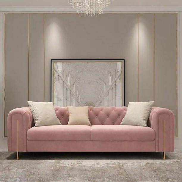 Dressing Contemporary Minimalist Luxury High End Chesterfield Sofa Small Apartment White Chaise Sofa Set Living Room Furniture My Lux Decor Round Bodega Aurrera en linea