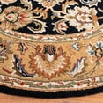 thumbnail image 3 of SAFAVIEH Classic Gloria Oriental Wool Area Rug, Black/Gold, 5' x 5' Round, 3 of 10