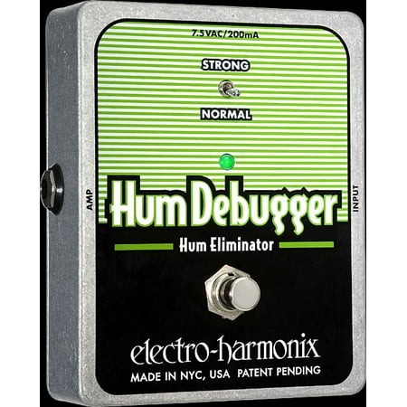 Nady Hum Eliminator - Electro Harmonix Hum Debugger Hum Eliminator Effect Pedal with Power Supply Part Number: HUMDEBUGGER