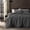 Grey, variant on Sleep Zone Duvet Cover Twin/Twin Xl Size, Stone Washed, Soft and Comfortable with Natural Wrinkles, Easy Care, Gift-Wrapped, Safe and Skin-Friendly(Beige, Twin/Twin Xl)