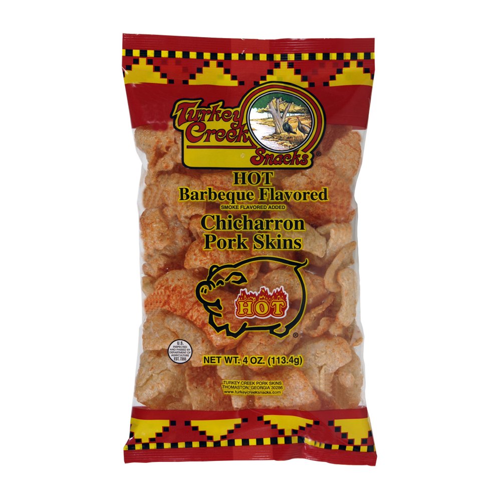 Turkey Creek Hot Pork Rinds, 4 Oz.