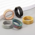 thumbnail image 2 of Titanium Steel Woven Mesh Deformation Ring, 2 of 8