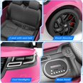 thumbnail image 3 of Jojoka Licensed Land Rover Kids Ride on Car, 12V Battery Powered Electric Toys for Kids with Parent Remote Control, Bluetooth, MP3, Forward & Backward, LED Light, for 3-8 Year Old Boy & Girls, Pink, 3 of 9