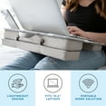 thumbnail image 3 of LapGear Elevation Lap Desk with Adjustable Cushion, White Marble, 3 of 7