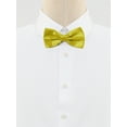 thumbnail image 2 of INSPIRE CHIC Accesorios de corbata de moño para hombres, correa ajustable, esmoquin formal sólido preatado en champán, 2 of 5